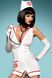 Еротичний рольовий костюм медсестри зі стетоскопом Obsessive Emergency dress 43814 фото 2