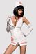 Еротичний рольовий костюм медсестри зі стетоскопом Obsessive Emergency dress 43814 фото 3