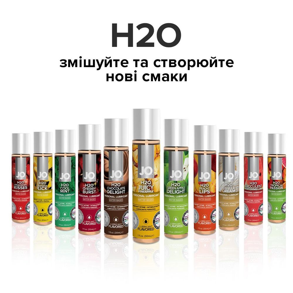 Смазка на водной основе System JO H2O — Juicy Pineapple (120 мл) без сахара, растительный глицерин SO1675 фото