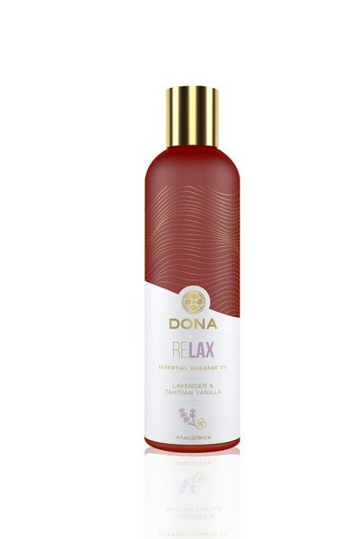 Натуральное массажное масло DONA Relax (120 мл) с эфирными маслами SO2628-SO-T фото