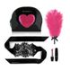 Романтический набор: вибропуля, перышко, маска, чехол-косметичка Rianne S: Kit d'Amour SO3871-SO-T фото 1