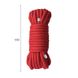 Веревка для BDSM BTB Bondage Rope Black, длина 10 м, диаметр 65 мм, Красный