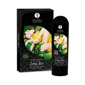 Збудливий гель для пар Shunga LOTUS NOIR (60 мл) з вітаміном Е та рослинним гліцерином SO2526 фото