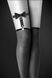 Сексуальная подвязка-гартер с бантиком из экокожи на ногу Bijoux Pour Toi - WITH BOW SO2220-SO-T фото 1