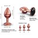 Металева анальна пробка із прикрасою у вигляді кристалу Dorcel - Diamond Plug S SO5534 фото 3