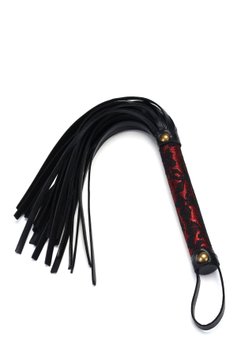 Флогер Liebe Seele Victorian Garden Flogger Чорно-червоний One Size SO9475 фото