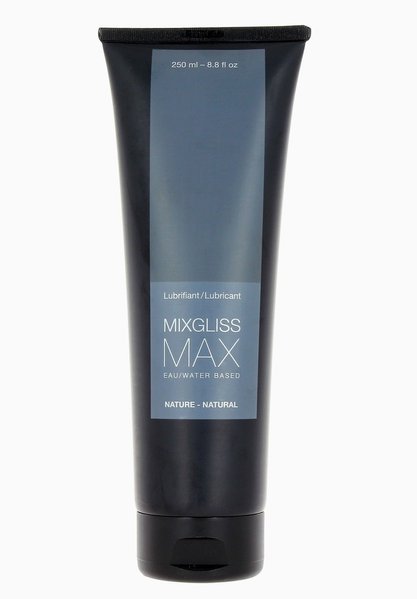 Анальная гель-смазка MixGliss MAX NATURE (250 мл) на водной основе с экстрактом алоэ SO2043 фото