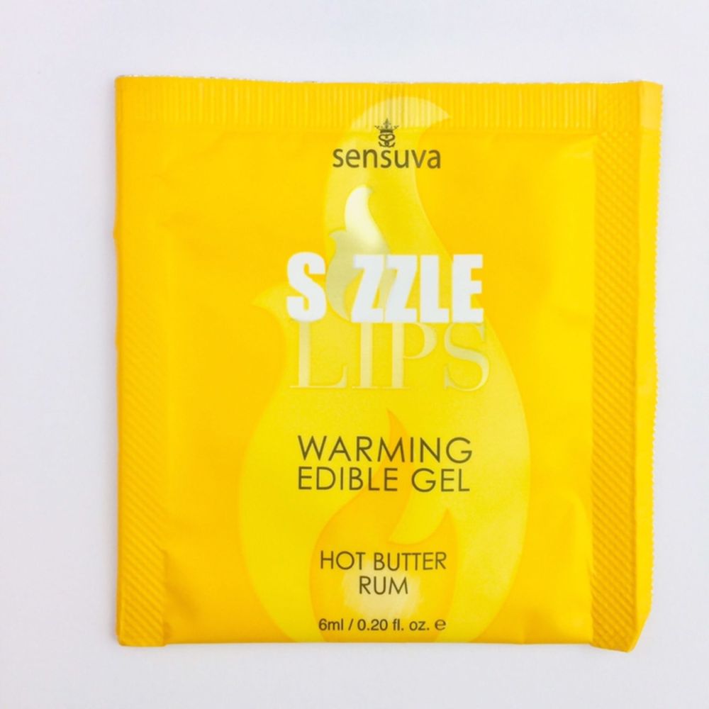 Пробник масажного гелю Sensuva - Sizzle Lips (6 мл) SO3378-SO-T фото