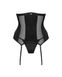 Корсет Obsessive Chic Amoria corset Черный XL/2XL 100365 фото 5