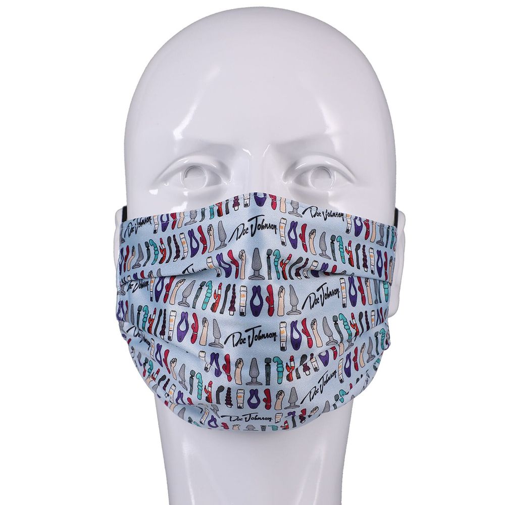 Гигиеническая маска на лицо Doc Johnson DJ Reversible and Adjustable face mask SO6071-SO-T фото