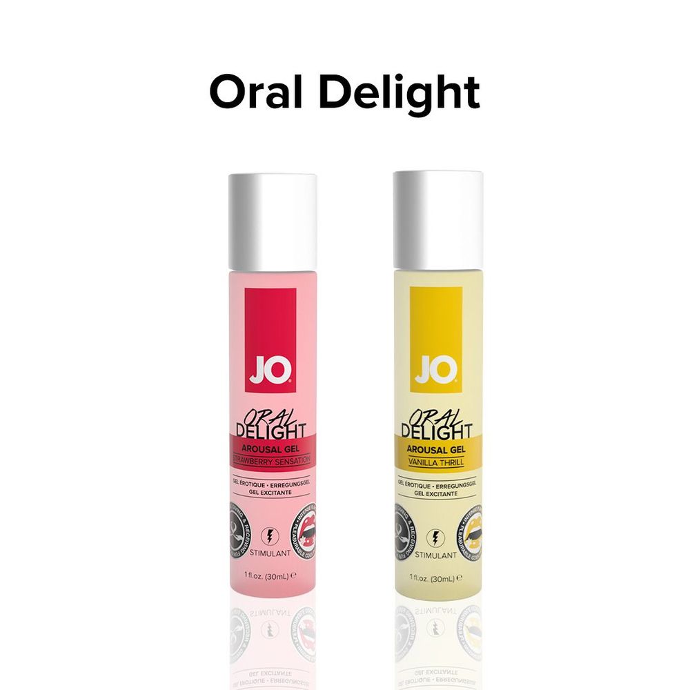 Гель для оральных ласк System JO Oral Delight - Vanilla Thrill (30 мл), эффект холод-тепло SO1495 фото